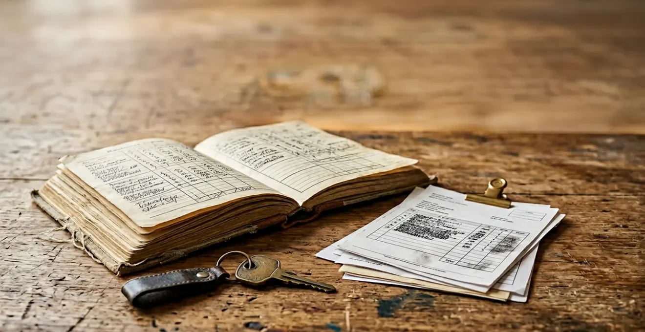 Carnet d'entretien et documents de maintenance pour scooter