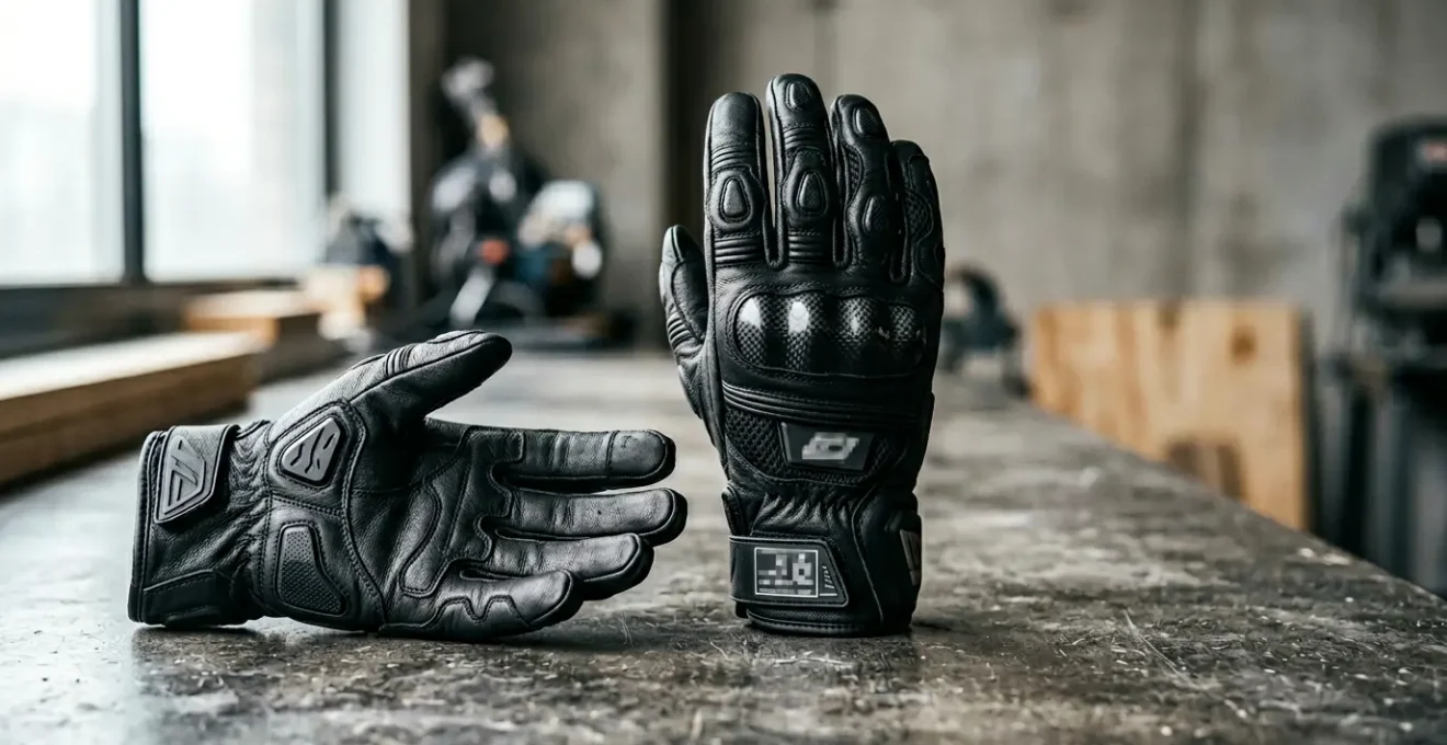 Gants de scooter certifiés CE avec protection renforcée pour la sécurité des mains