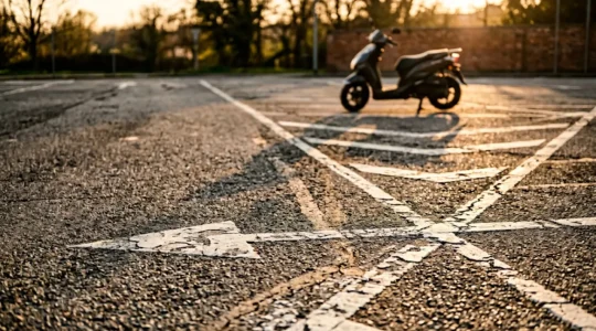Conducteur de scooter urbain face aux règles du code de la route méconnues